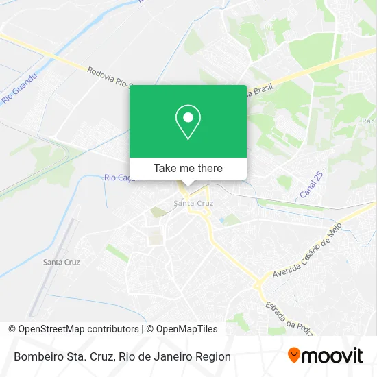 Bombeiro Sta. Cruz map