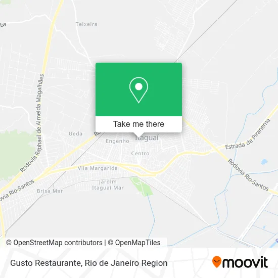 Gusto Restaurante map