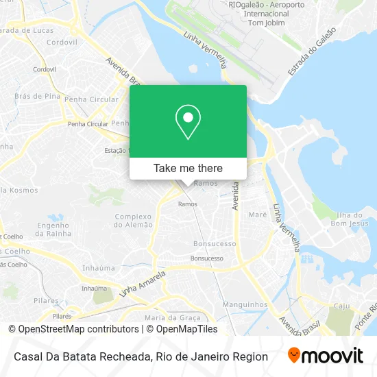 Casal Da Batata Recheada map