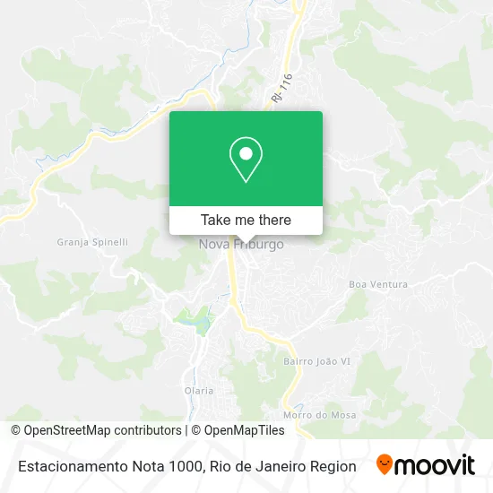 Estacionamento Nota 1000 map