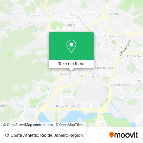 Ct Costa Athletic map