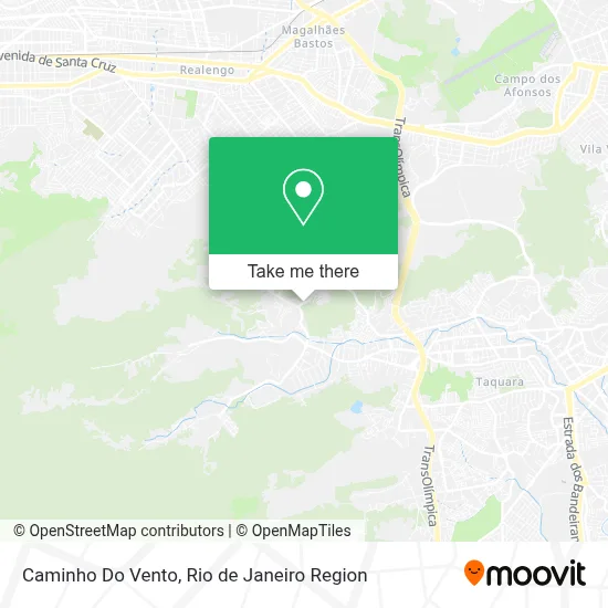 Caminho Do Vento map
