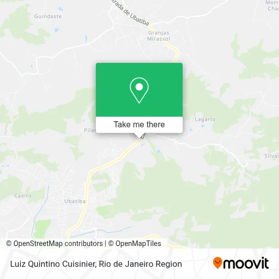 Luiz Quintino Cuisinier map