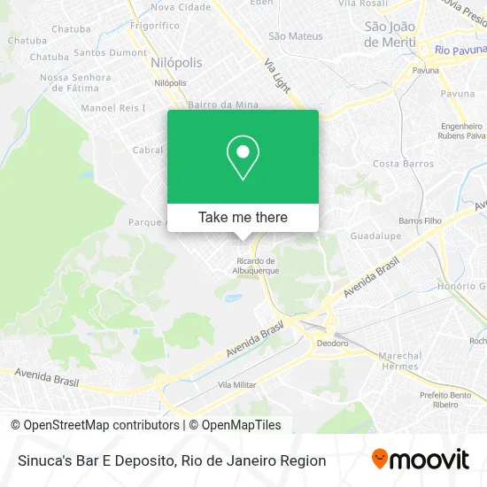 Sinuca's Bar E Deposito map