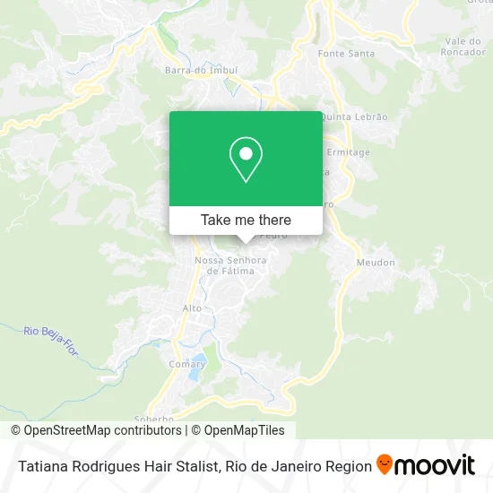 Tatiana Rodrigues Hair Stalist map