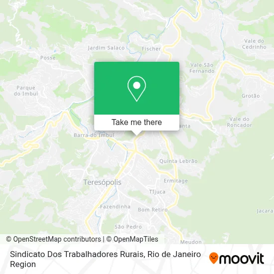 Sindicato Dos Trabalhadores Rurais map
