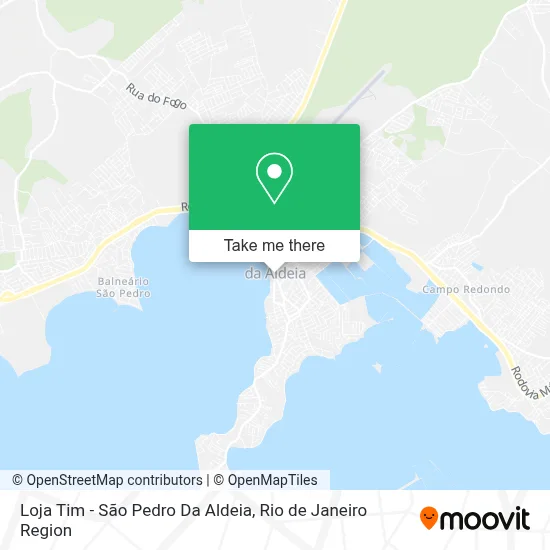 Loja Tim - São Pedro Da Aldeia map