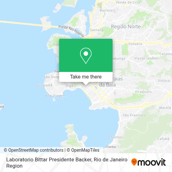Laboratorio Bittar Presidente Backer map