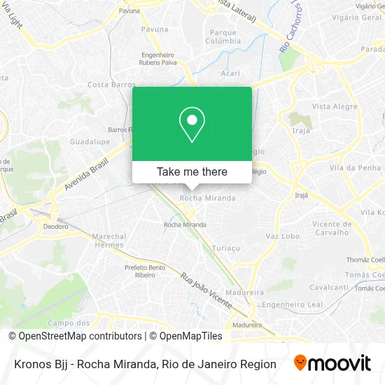 Kronos Bjj - Rocha Miranda map