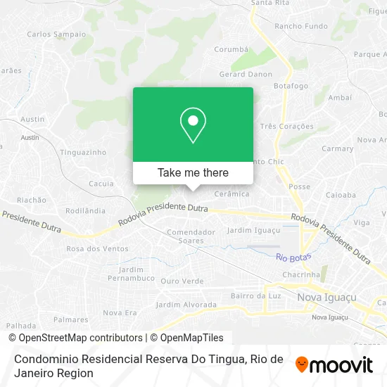 Condominio Residencial Reserva Do Tingua map