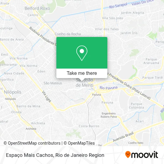 Espaço Mais Cachos map