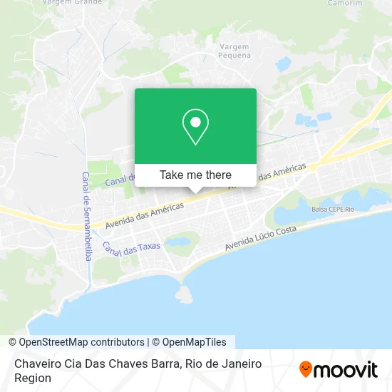 Chaveiro Cia Das Chaves Barra map