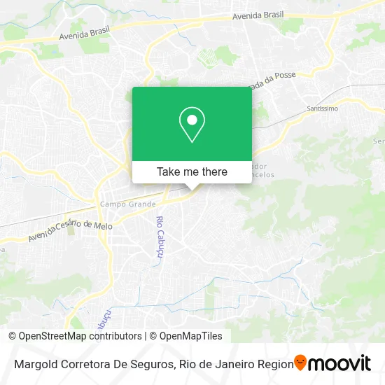 Margold Corretora De Seguros map