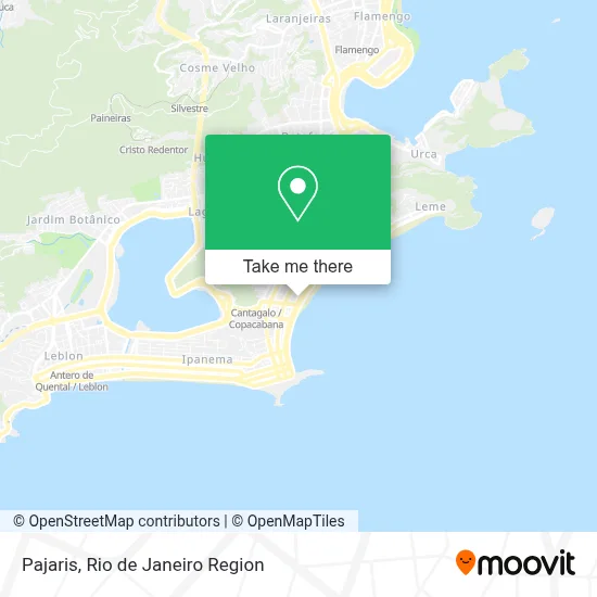 Pajaris map
