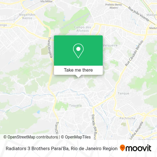 Radiators 3 Brothers Parai'Ba map