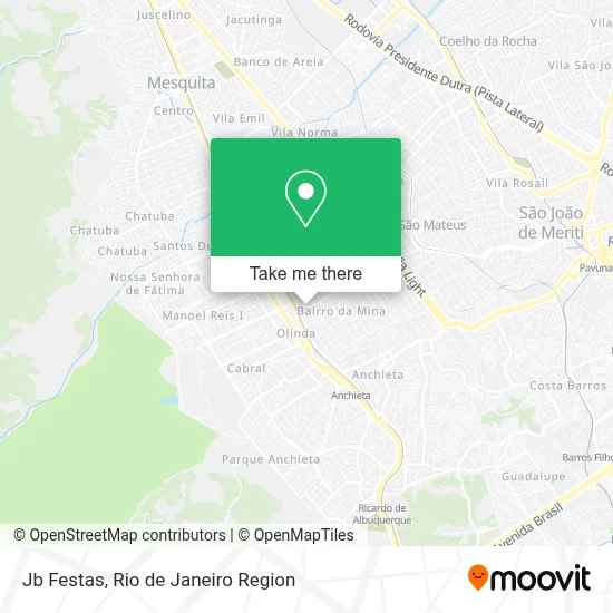 Jb Festas map