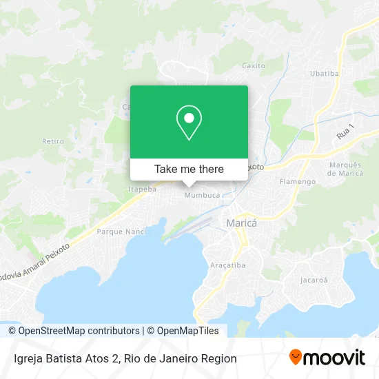 Igreja Batista Atos 2 map
