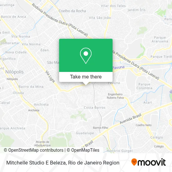 Mitchelle Studio E Beleza map