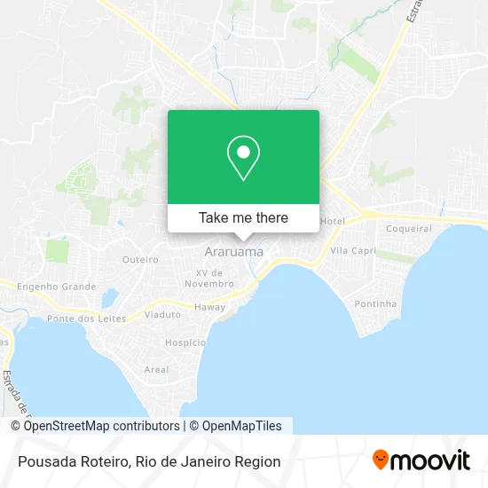 Pousada Roteiro map