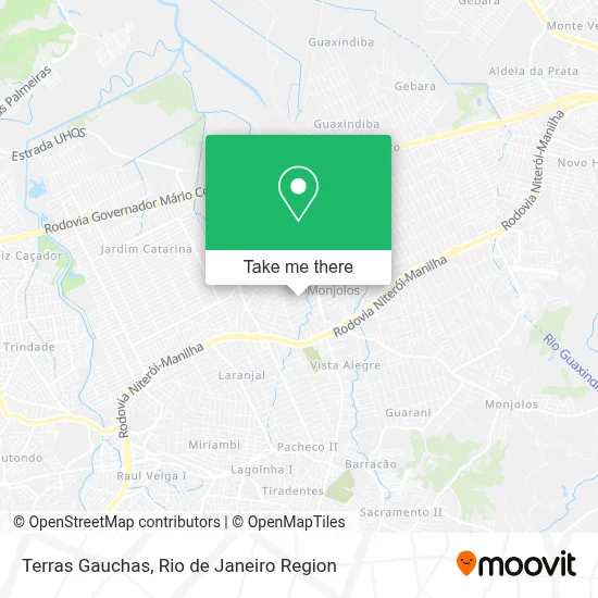 Terras Gauchas map