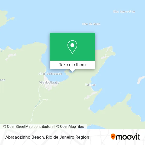 Abraaozinho Beach map
