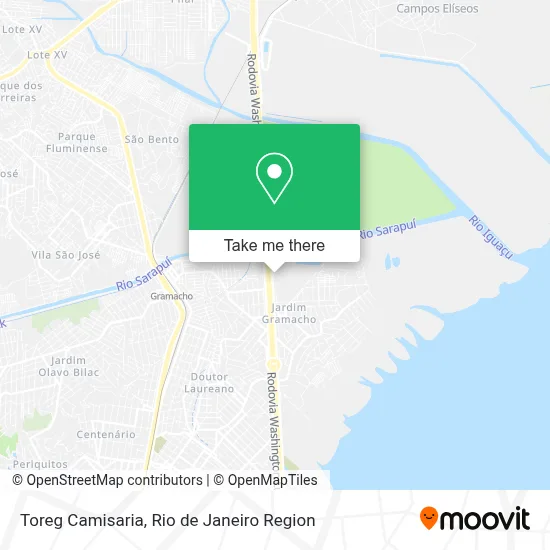 Toreg Camisaria map