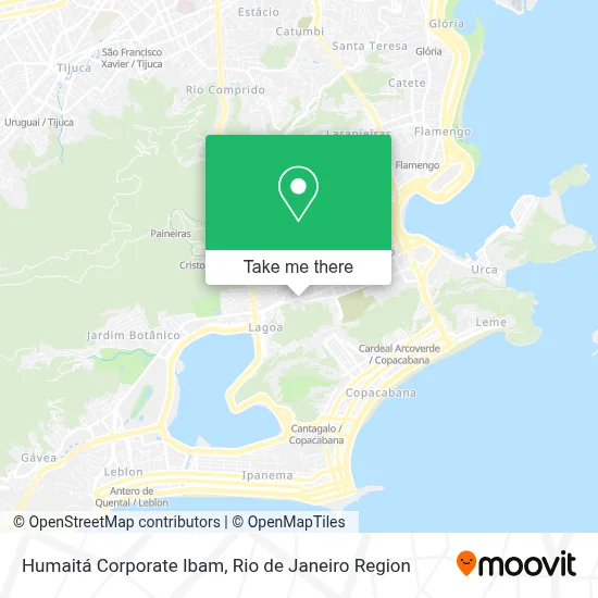 Humaitá Corporate Ibam map
