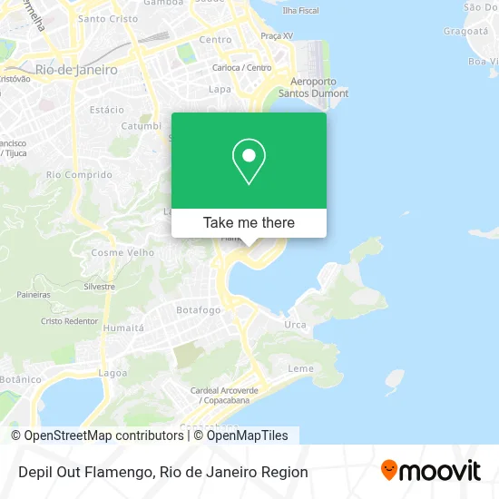 Depil Out Flamengo map