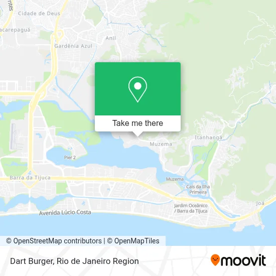 Dart Burger map