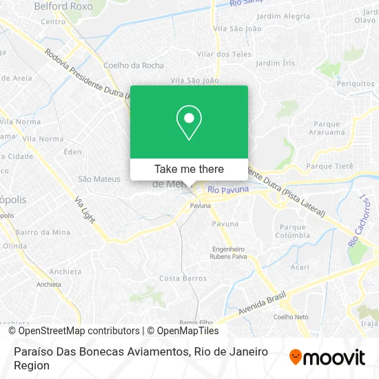 Paraíso Das Bonecas Aviamentos map