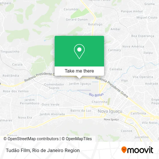 Tudão Film map