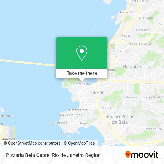 Pizzaria Bela Capre map