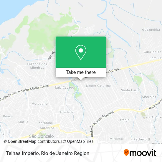 Telhas Império map