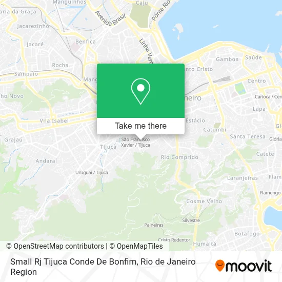 Small Rj Tijuca Conde De Bonfim map