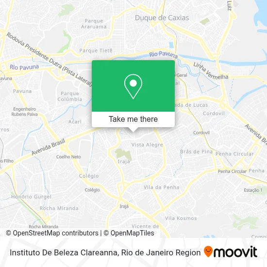 Instituto De Beleza Clareanna map