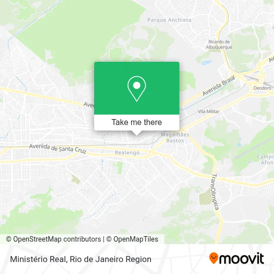Ministério Real map