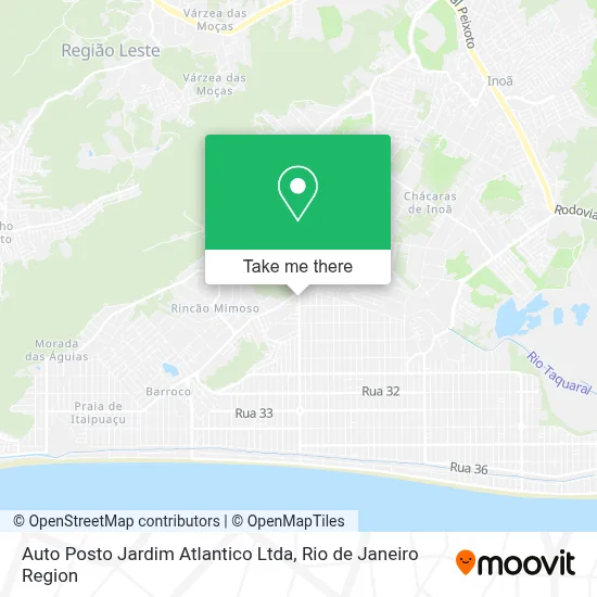 Auto Posto Jardim Atlantico Ltda map