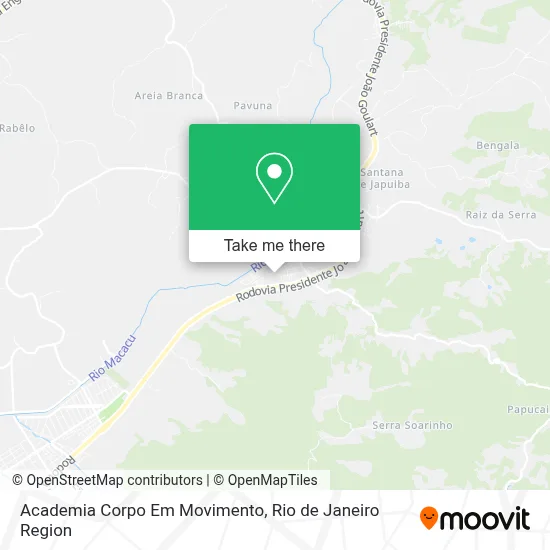 Academia Corpo Em Movimento map