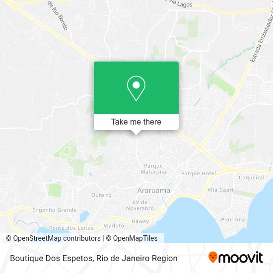 Boutique Dos Espetos map
