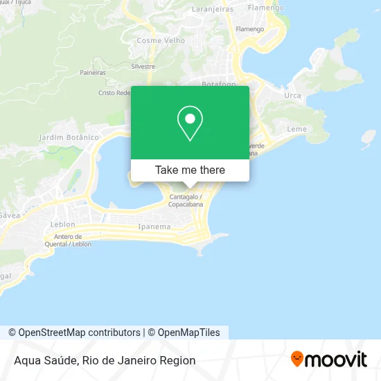 Aqua Saúde map