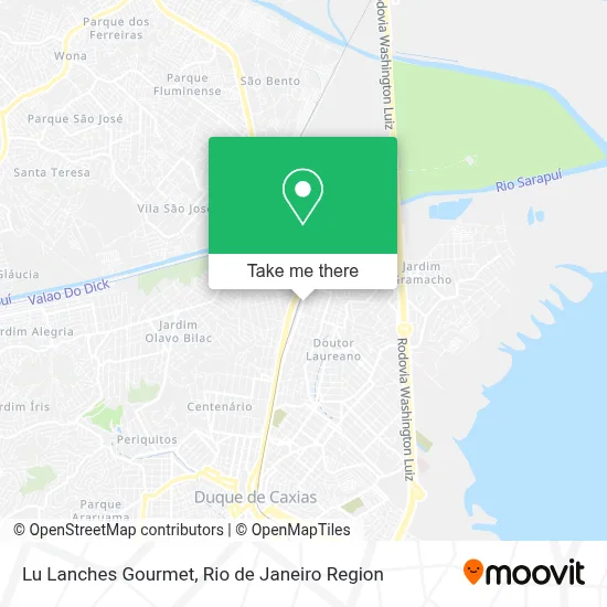 Lu Lanches Gourmet map
