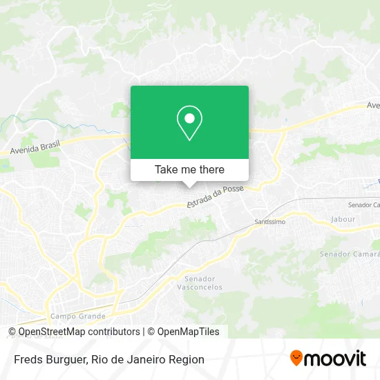 Freds Burguer map