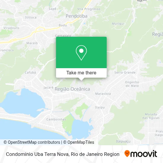 Condominio Uba Terra Nova map