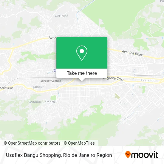 Usaflex Bangu Shopping map