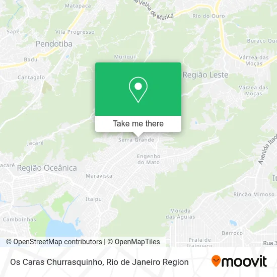 Os Caras Churrasquinho map