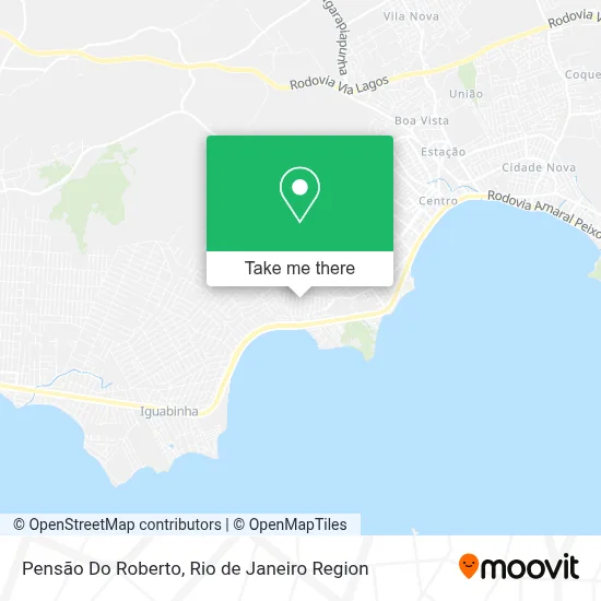Pensão Do Roberto map