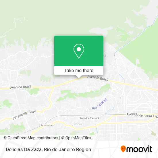 Delicias Da Zaza map