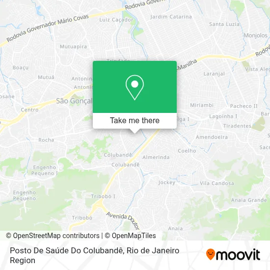 Posto De Saúde Do Colubandê map