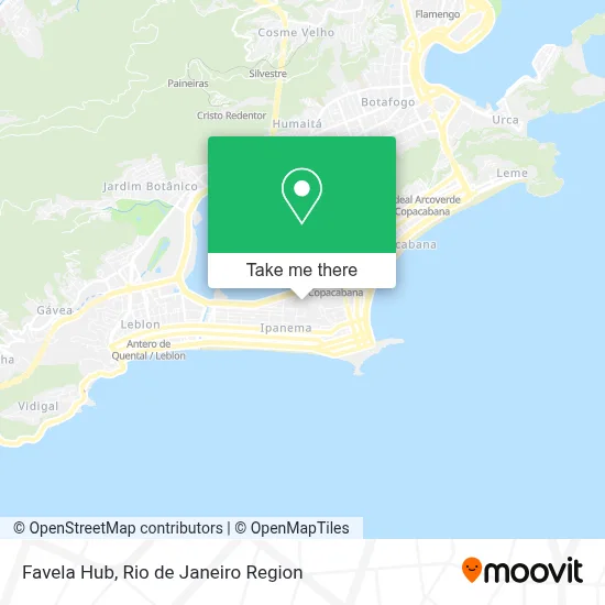 Favela Hub map