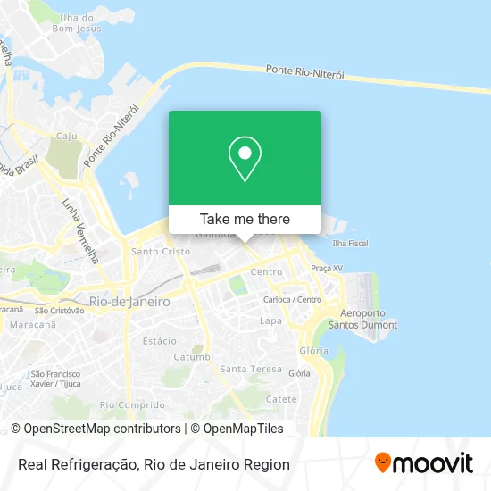 Real Refrigeração map
